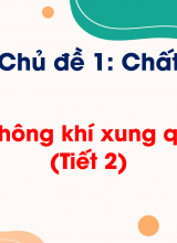 Chủ đề 1 - Bài 4 Không khí xung quanh ta (Tiết 2)